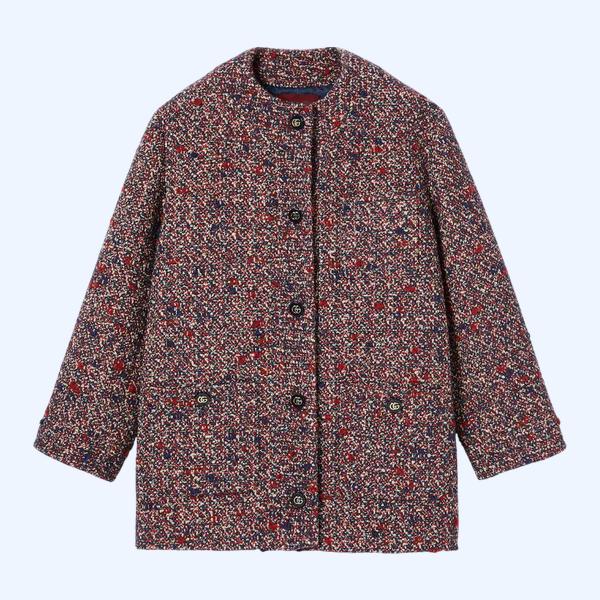 울 부클레 재킷