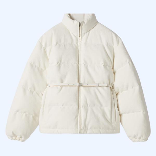 GG 캔버스 패딩 봄버 재킷