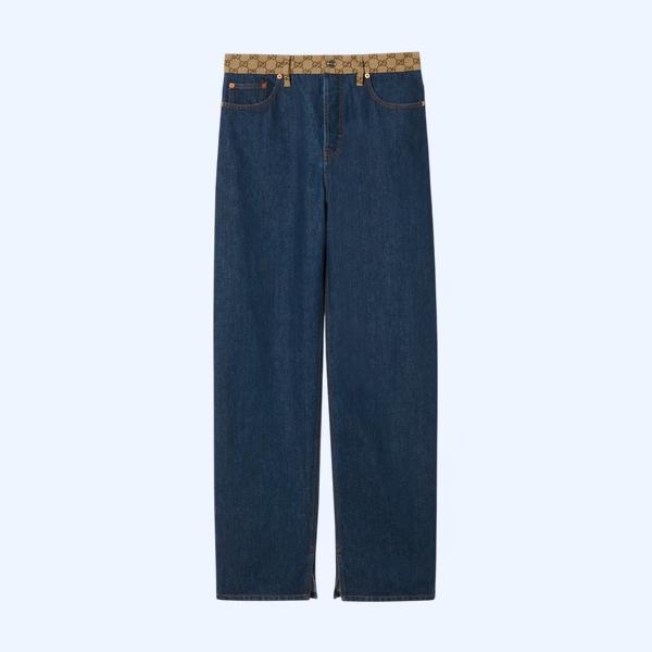 보이프렌드 핏 데님 팬츠