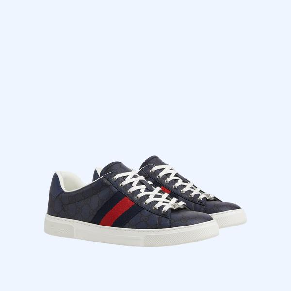 [구찌 에이스] 남성 웹(Web) 스니커즈