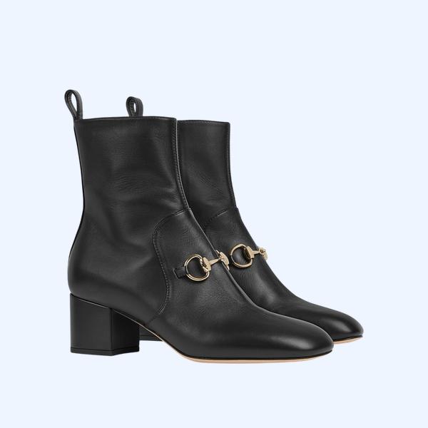 여성 홀스빗 앵클 부츠