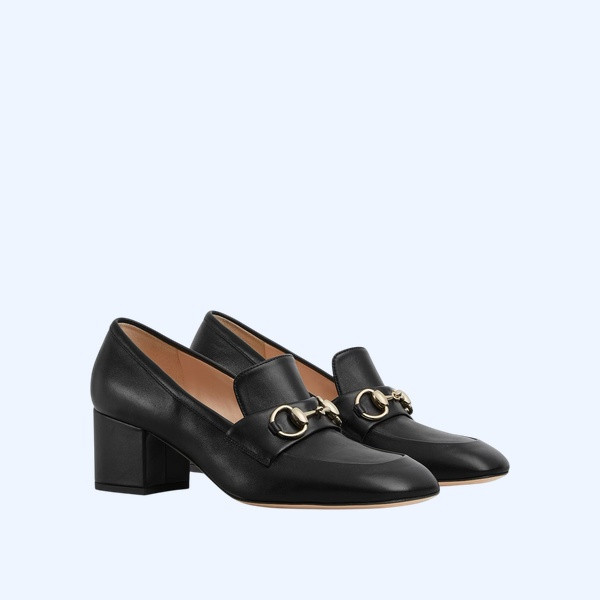 여성용 홀스빗 로퍼 펌프스