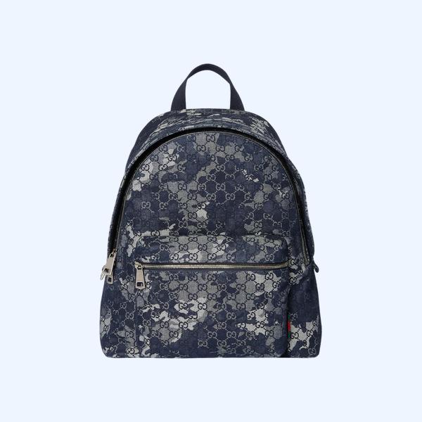 GG 데님 라지 백팩
