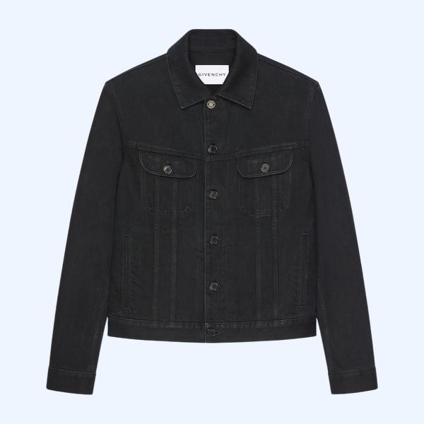 검은색 데님 재킷