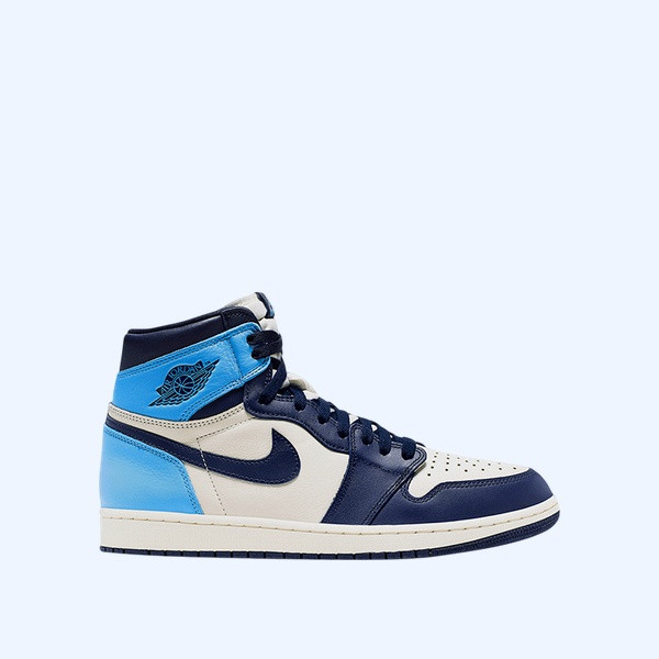 조던 1 레트로 하이 옵시디언 UNC