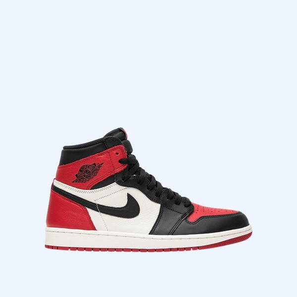 조던 1 레트로 하이 OG 브레드 토
