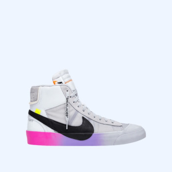 나이키 x 오프화이트 블레이저 미드 울프 그레이 세레나 퀸