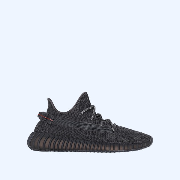 아디다스 이지 부스트 350 V2 블랙 - 논리플렉티브