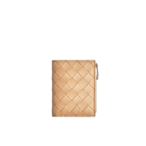 보테가 베네타 폴더형 지퍼 지갑 아몬드
