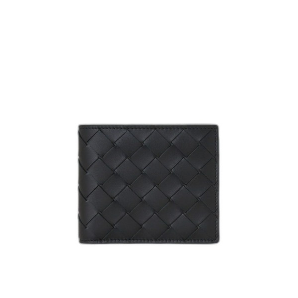 보테가베네타 인트레치아토 반지갑 투톤 블랙