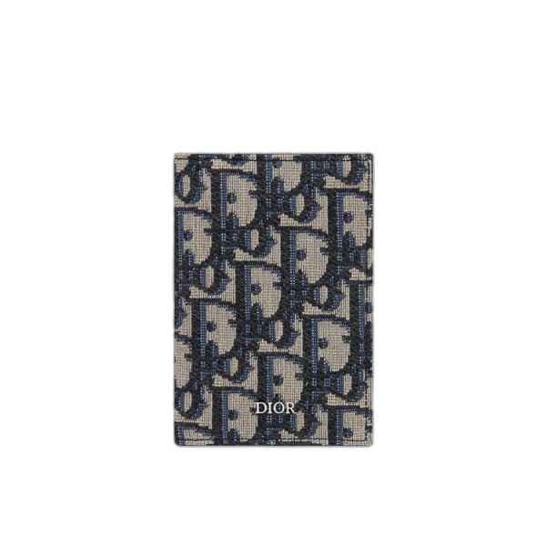 디올 오블리크 플랩 남성 반지갑