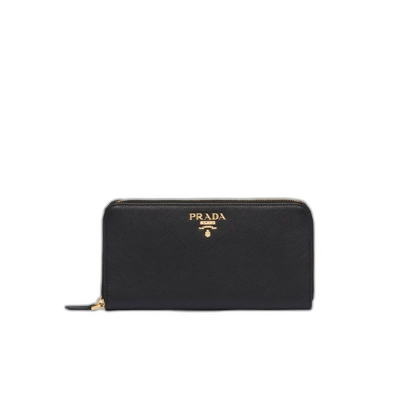 프라다 사피아노 메탈로고 지퍼지갑