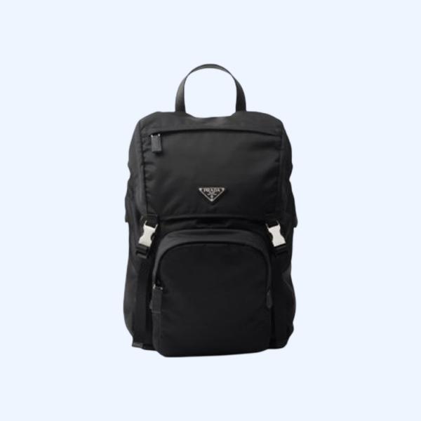 프라다 리나일론 사피아노 레더 백팩