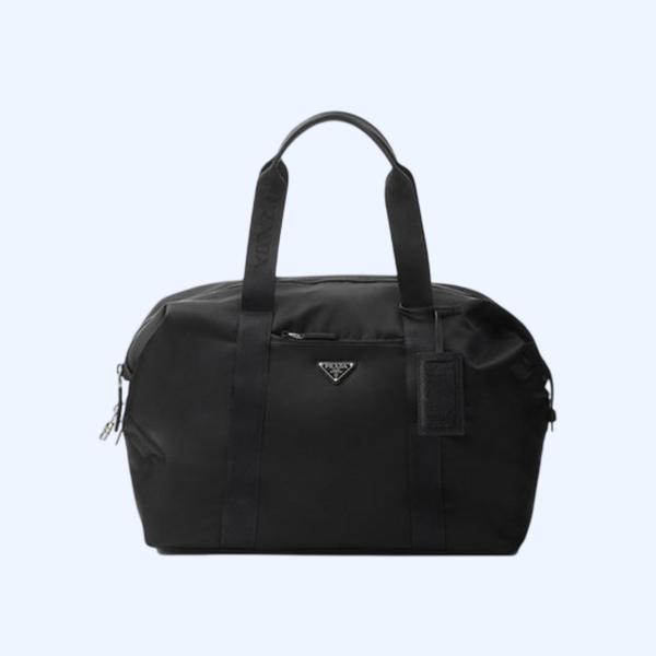 프라다 리나일론 사피아노 가죽 더플백