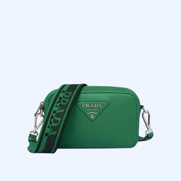 프라다 스몰 레더백 그린