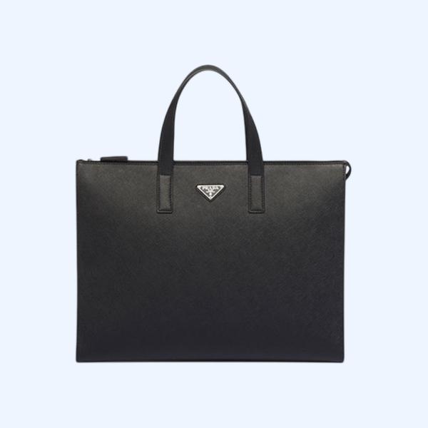 프라다 사피아노 레더 토트백