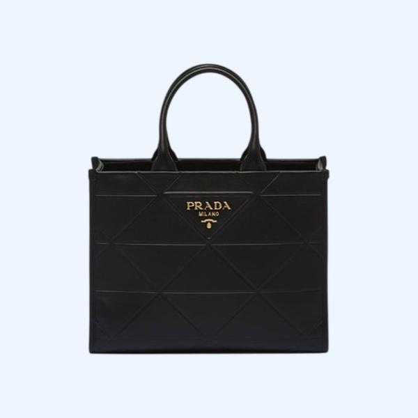 프라다 레더 토트백