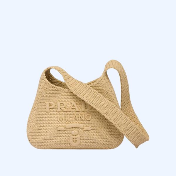 프라다 크로셰 토트백