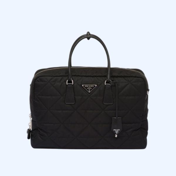 프라다 퀄티드 리나일론 트래블 블랙