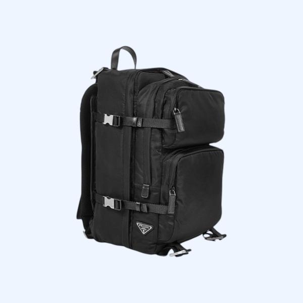 프라다 삼각로고 멀티 포켓 나일론 백팩