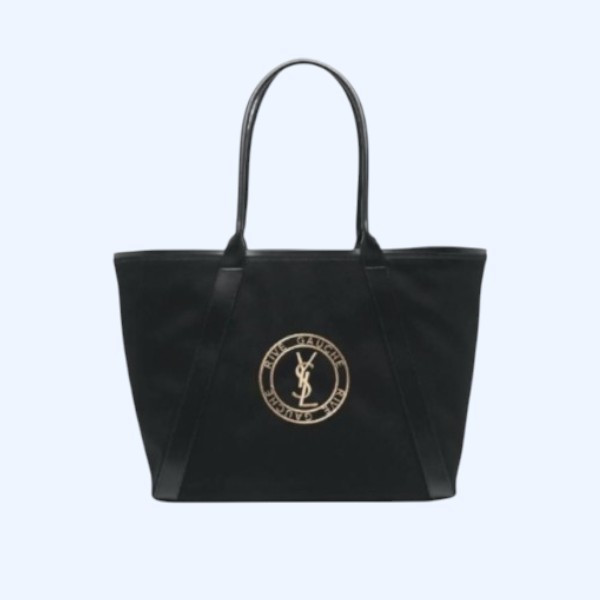 생로랑 리브고쉬 로고 토트백
