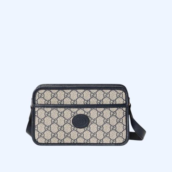 구찌 GG 슈프림 인터로킹 미니 숄더백