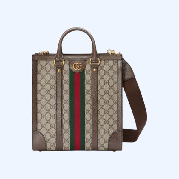 구찌 오피디아 베이지 에보니 슈프림 토트백