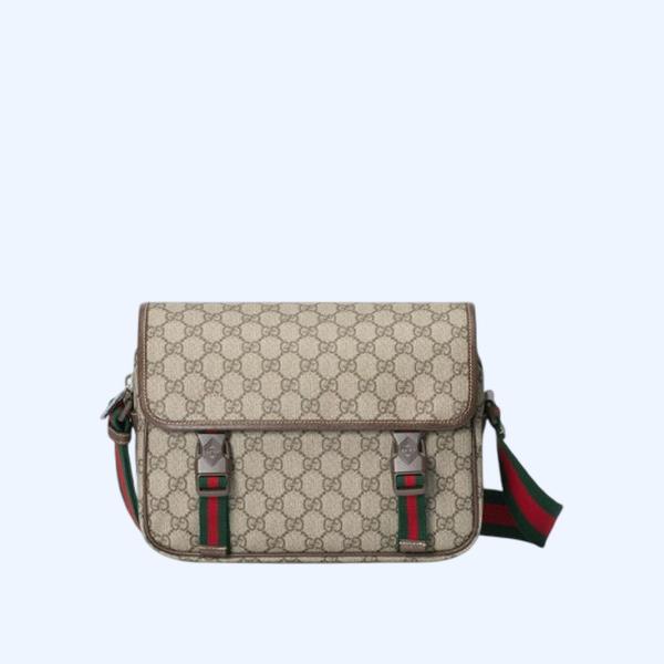 구찌 에보니 GG 슈프림 메신저백