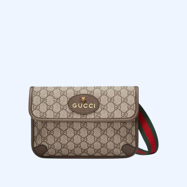 구찌 GG 슈프림 베이지 벨트백