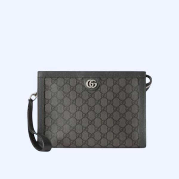 구찌 오피디아 GG 파우치 블랙 슈프림