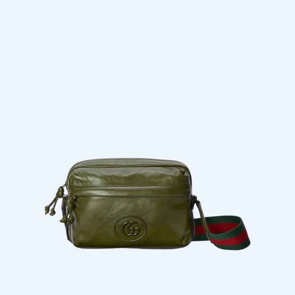 구찌 더블 G 숄더백 그린