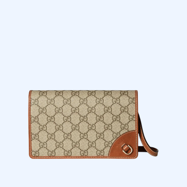 구찌 GG 엠블럼 슈퍼 미니 숄더백