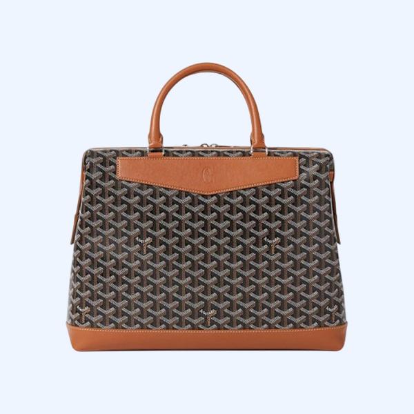 고야드 시스알팡 브리프케이스 탄