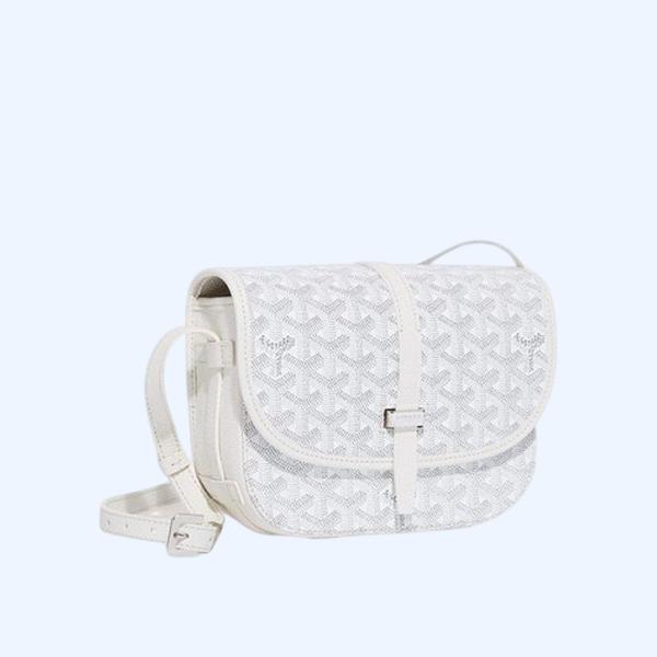 고야드 벨베데르 백 PM 화이트