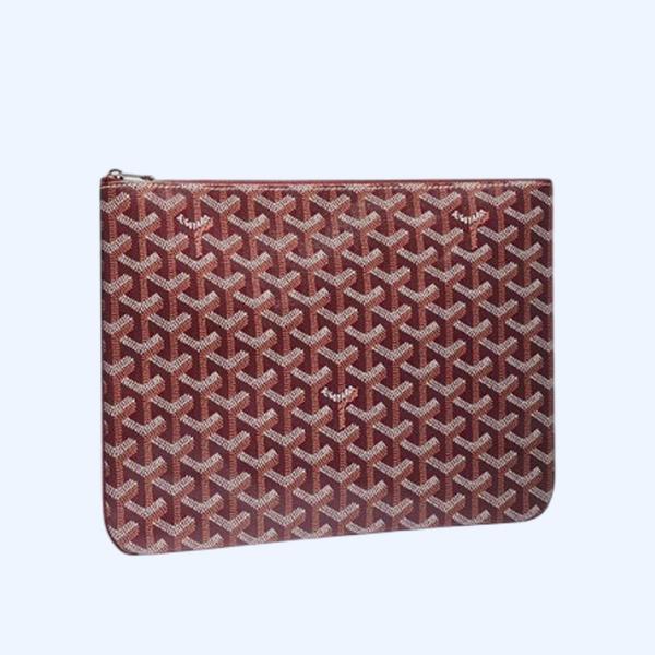 고야드 세나 클러치 MM 버건디