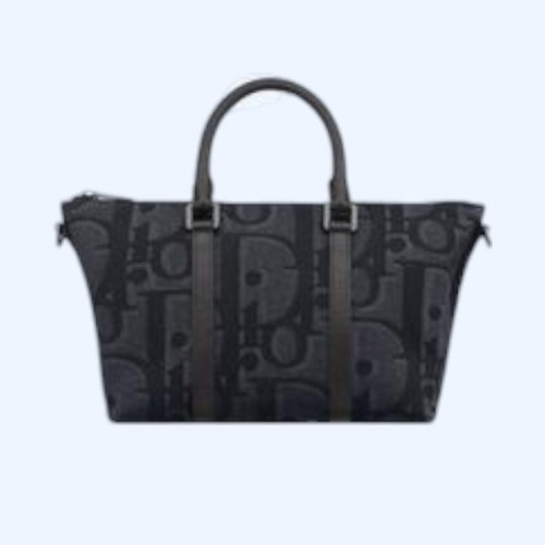 디올 위켄더 25 오블리크 자카드 백 (2color)