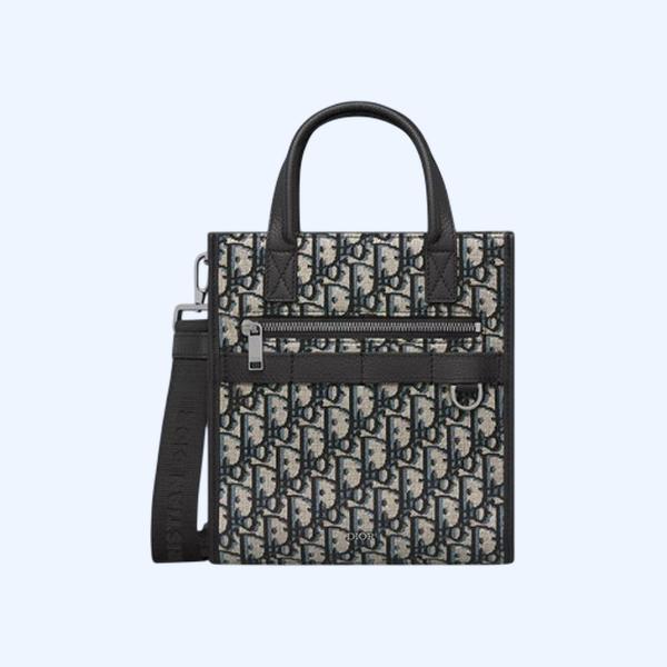 디올 사파리 노스 사우스 토트백 베이지