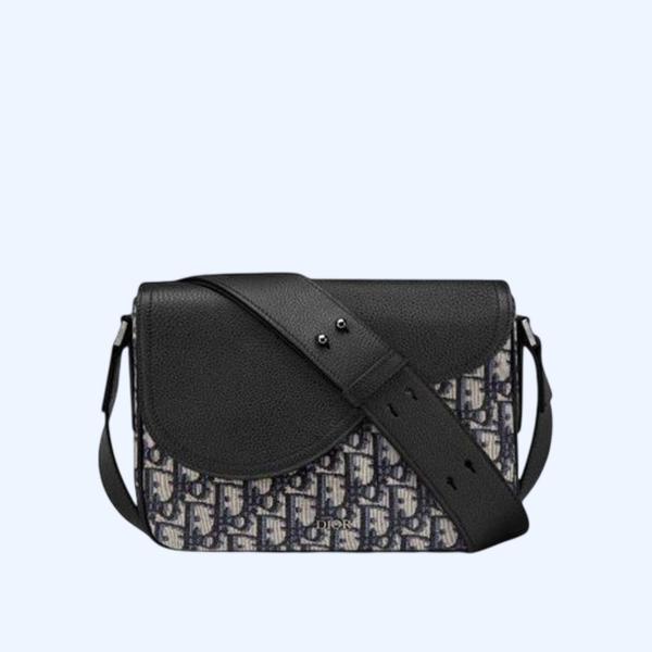 디올 새들 미니 메신저 백 베이지