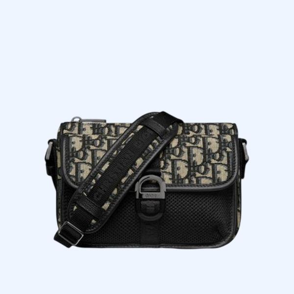 디올 오블리크 8 미니 메신저 백