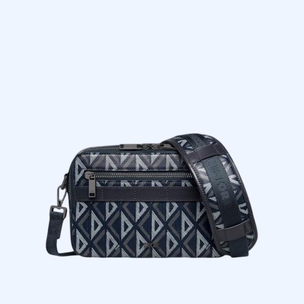 디올 사파리 메신저 백 네이비