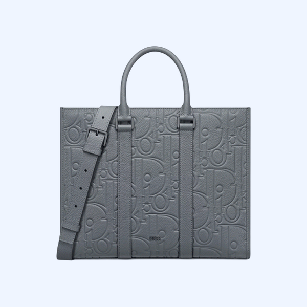 디올 East-West 미디엄 토트백 그레이