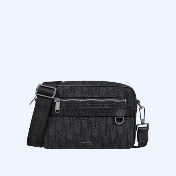 디올 사파리 스트랩 백 블랙