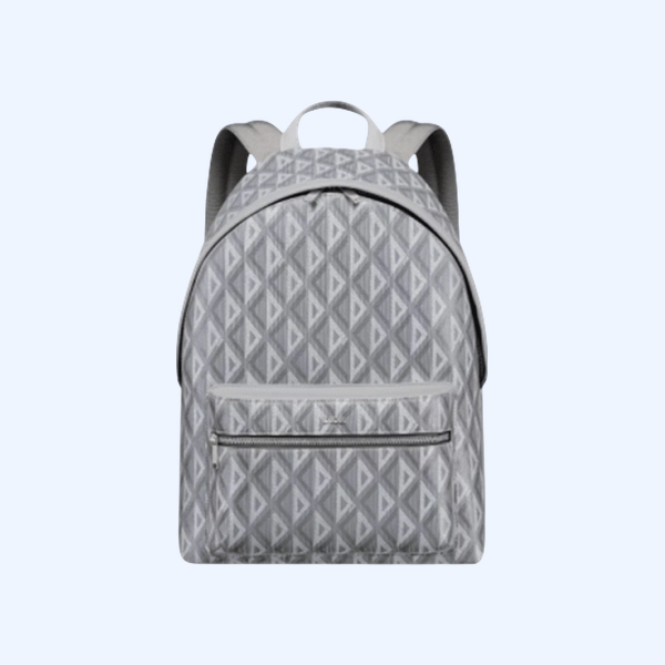 디올 라이더 지퍼 백팩 그레이 CD 다이아몬드