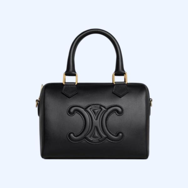 셀린느 퀴르 트리옹프 스몰 보스턴 백 블랙