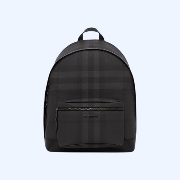 버버리 JETT 체크 로고 모티프 백팩