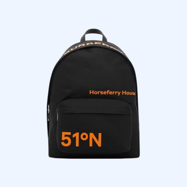 버버리 디네이트 남성 백팩 오렌지