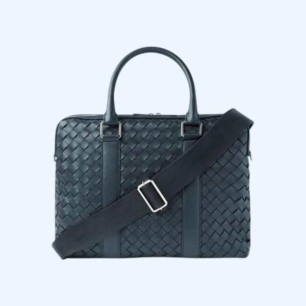 보테가베네타 인트레치아토 레더 브리프케이스