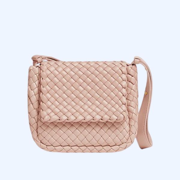 보테가베네타 스몰 브릭 카세트백 핑크