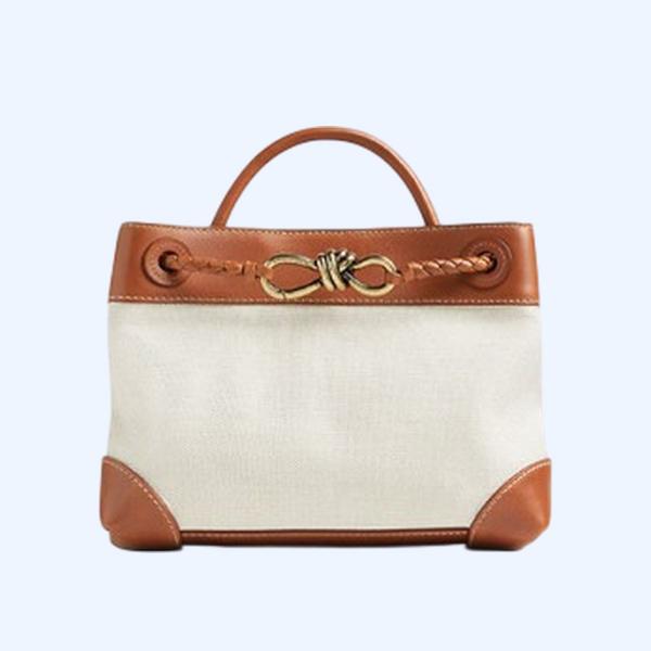 보테가베네타 스몰 안디아모 백 라이트우드