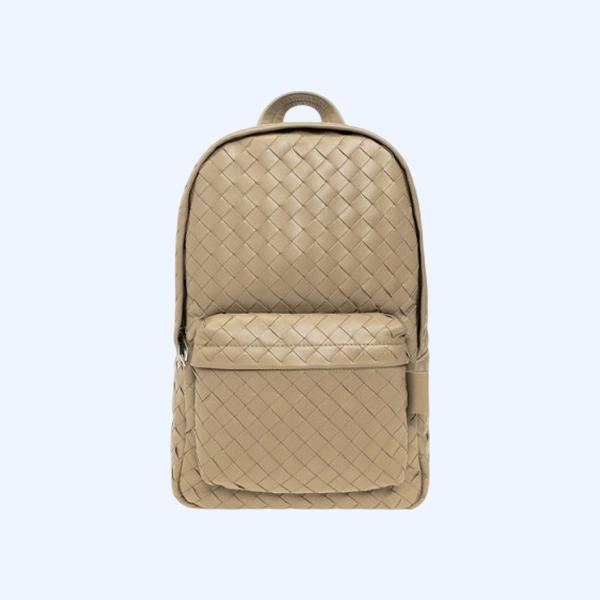 보테가베네타 인트레치아토 백팩 베이지